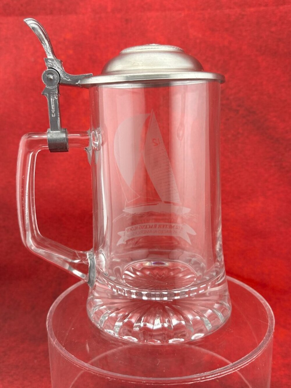 VINTAGE WEST GERMANY by ALWE AMERICA'S CUP 12 METER RACING SLOOP BEER STEIN - Picture 6 of 12